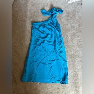 Banana republic Trina Turk blue silk dress